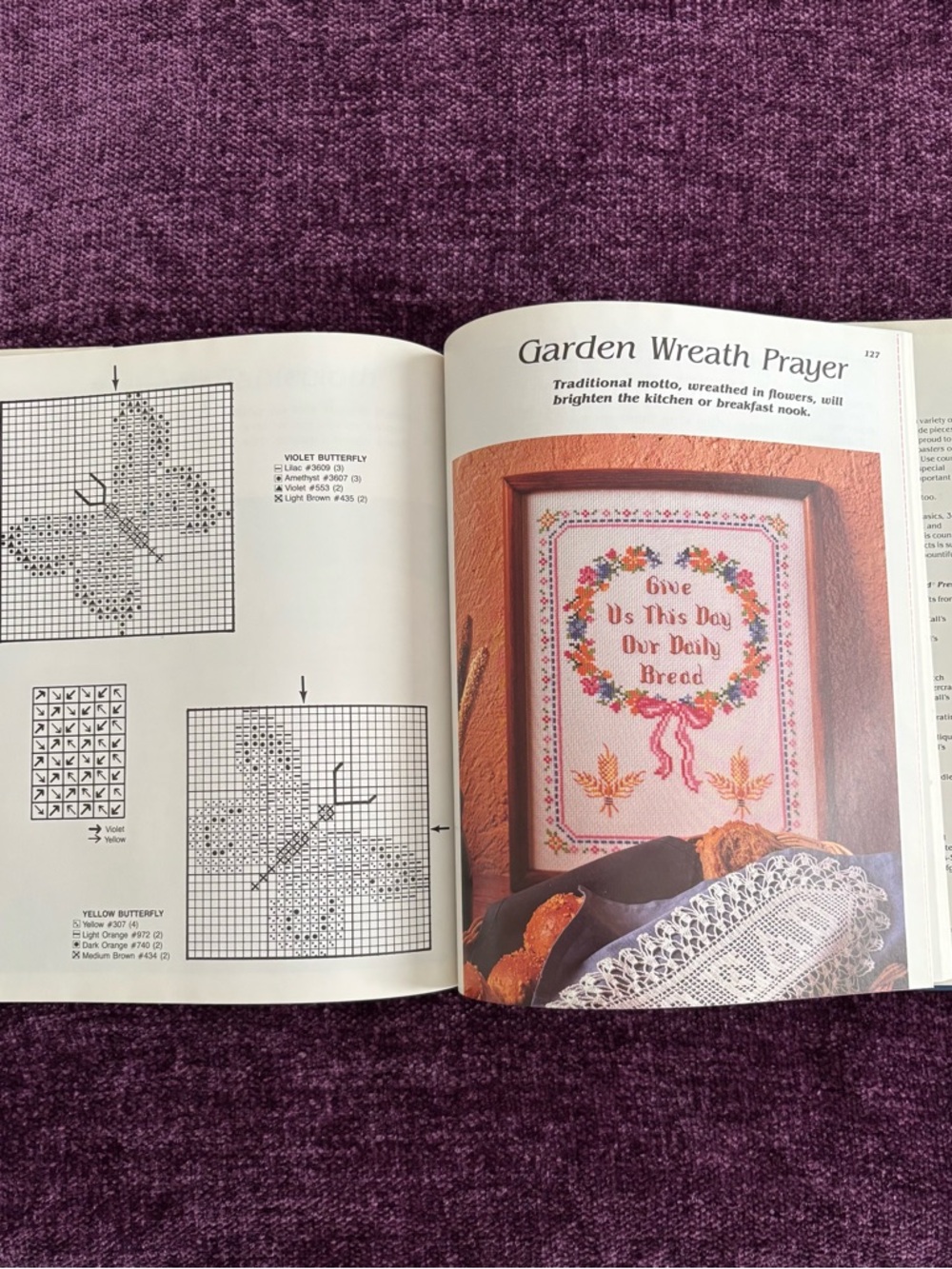 Cross-Stitch from a Country Garden Craft Book - Picture 7 of 9